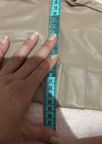 Koz çocuk Bej Deri Takım - Görsel 6