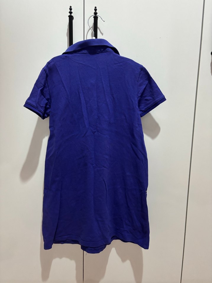 Kız Çocuk Mor V Yaka Polo elbise - Görsel 3