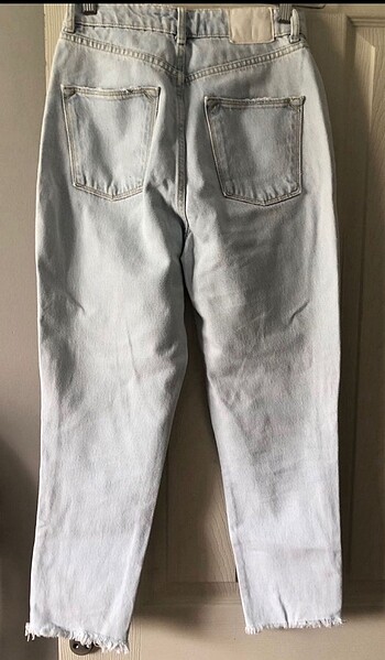 34 Beden mavi Renk zara mom jean