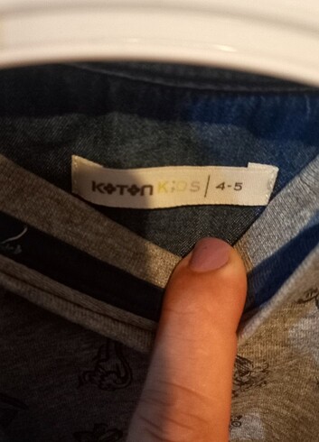 5 Yaş Beden mavi Renk Koton