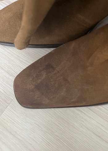 38 Beden kahverengi Renk Kahverengi Süet Dizüstü Stiletto Çizme