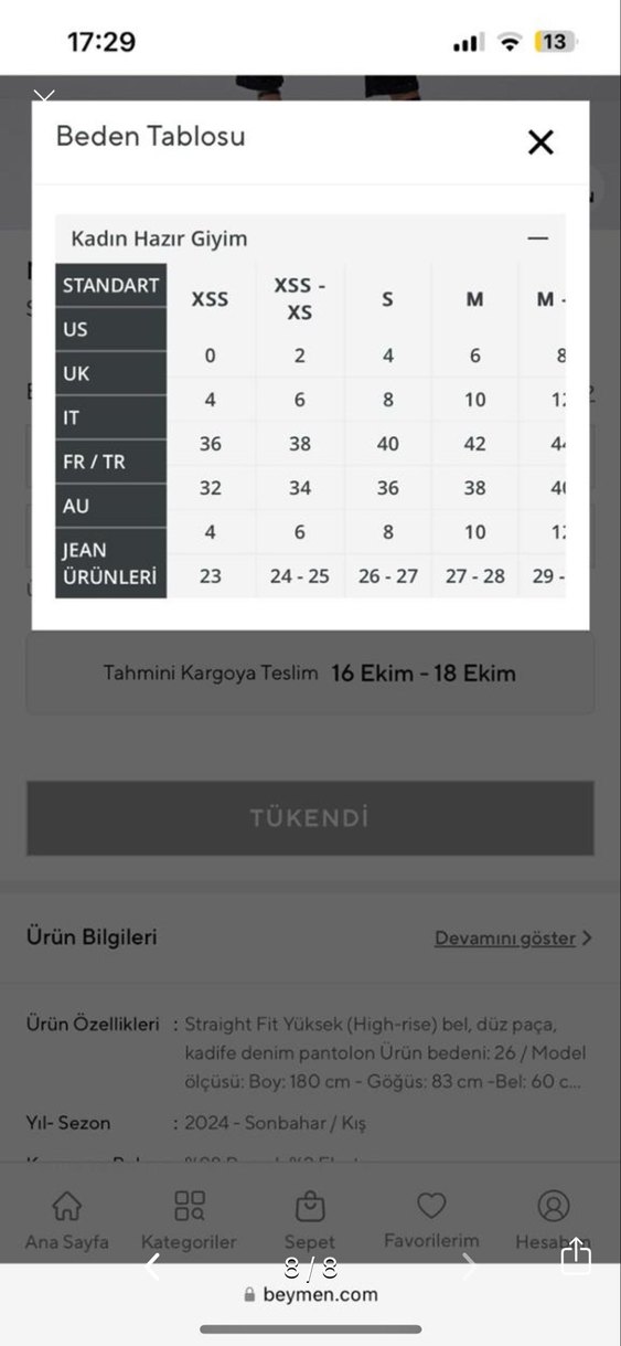 Siyah taşlı pantolon - Görsel 5