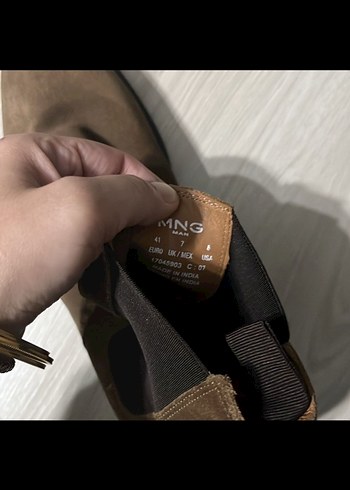 Kahverengi Süet Erkek Günlük Bot - Görsel 5