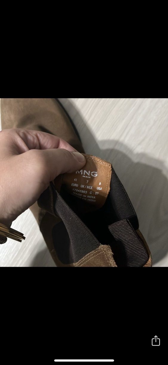 Kahverengi Süet Erkek Günlük Bot - Görsel 5