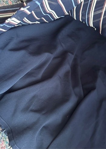 Çizgili Midi Elbise - Görsel 6