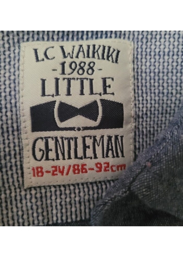 Papyonlu kolu kıvrılır harika tarz çocuk gömlek - Görsel 4