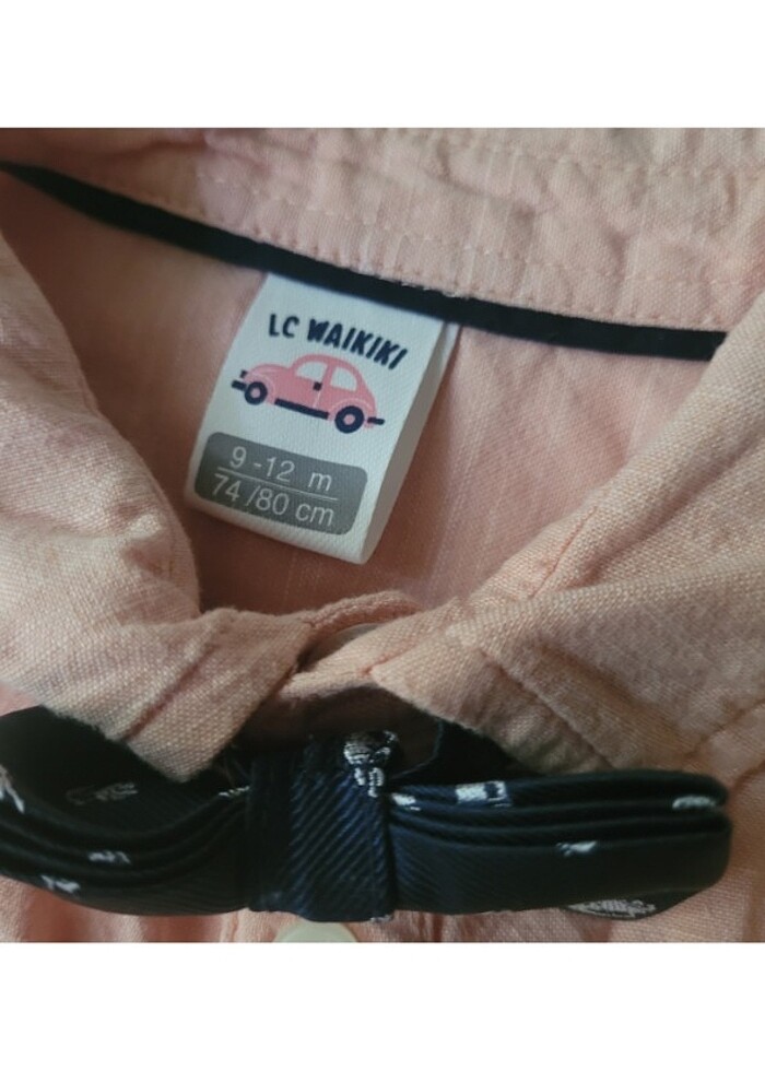 Papyonlu tarz çocuk gömlek - Görsel 3