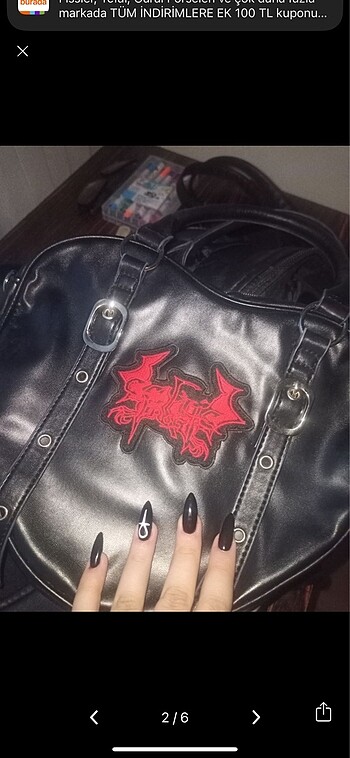 Gothic kalp çanta