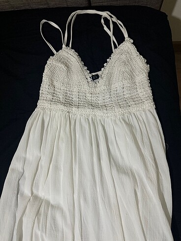 Fairy beyaz bohem vintage y2k elbise