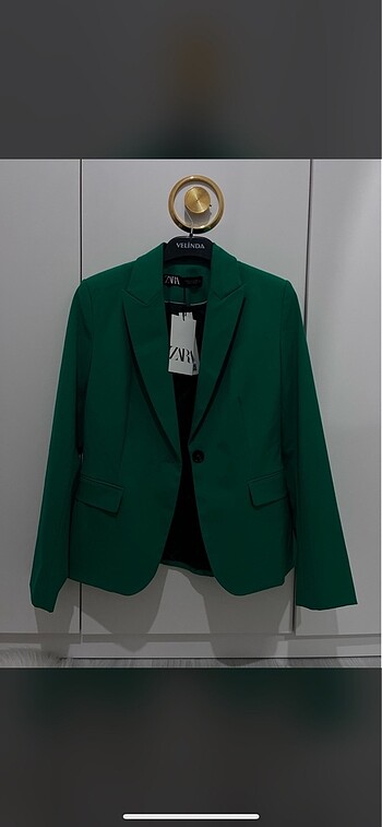 Zara blazer yeşil