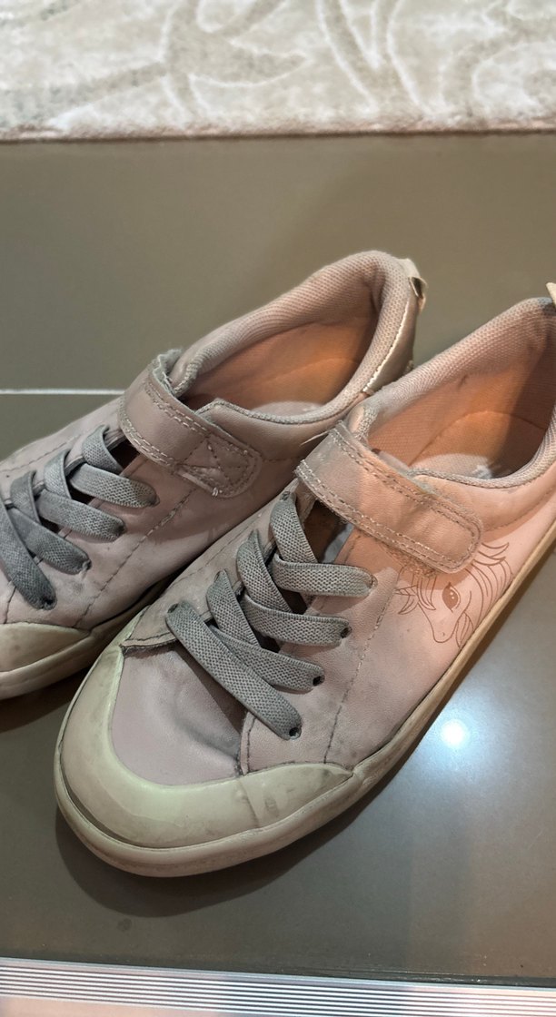 Kız Çocuk Pembe Bağcıklı Spor Ayakkabı - Görsel 3