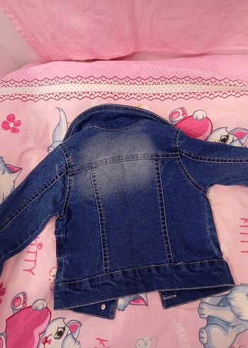 2 yaş Kız Çocuk Kot Ceket - Görsel 4