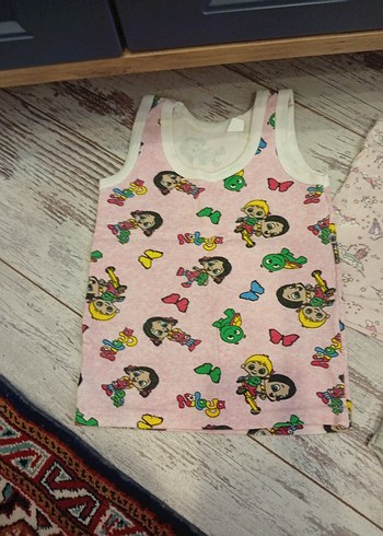 Çocuk İç Giyim Seti, Renkli ve Desensiz - Görsel 2