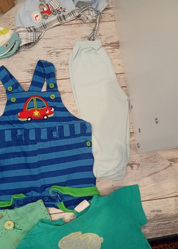 Erkek Bebek Kısa Kollu 3 ay çıtçıtlı body - Görsel 5