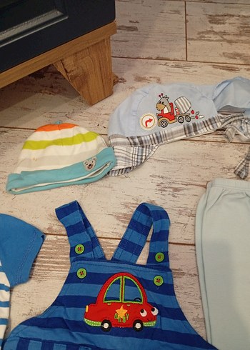 Erkek Bebek Kısa Kollu 3 ay çıtçıtlı body - Görsel 4