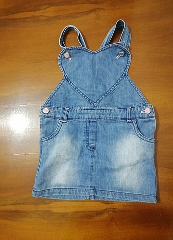Kız bebek kot elbise
