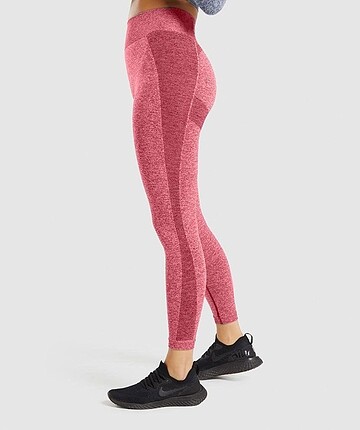 s Beden kırmızı Renk GymShark toparlayıcı tayt