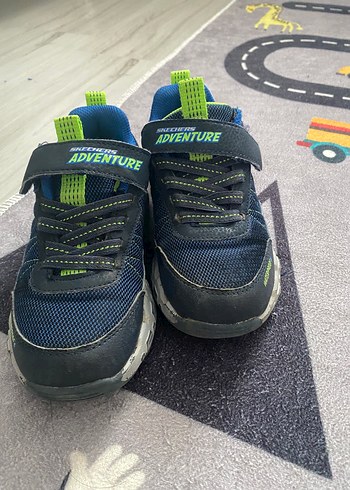 Skechers Erkek Çocuk Renkli Bağcıklı Sneakers