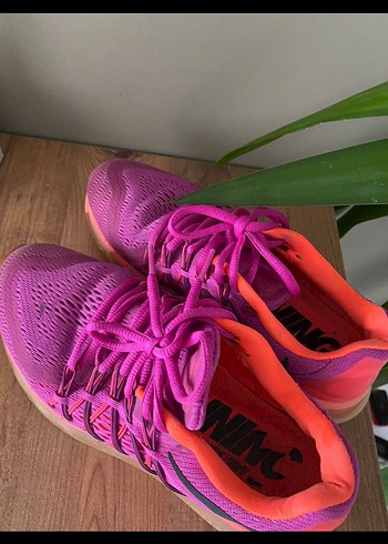 Pembe Bağcıklı Spor Kadın Sneaker