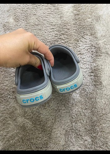 Crocs Gri Erkek Çocuk cross terlik