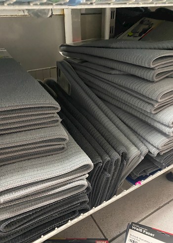 MICRA Siyah Kurutma Matı 38x46 cm 2 li - Görsel 2