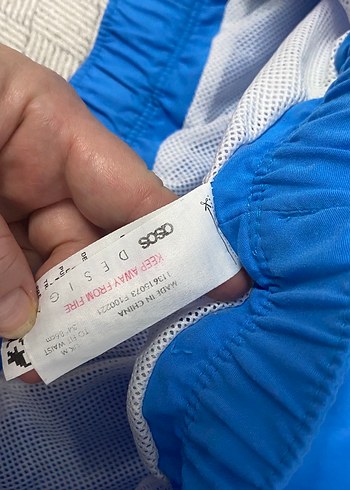 Erkek Mavi Mini Şort Mayo - Görsel 2