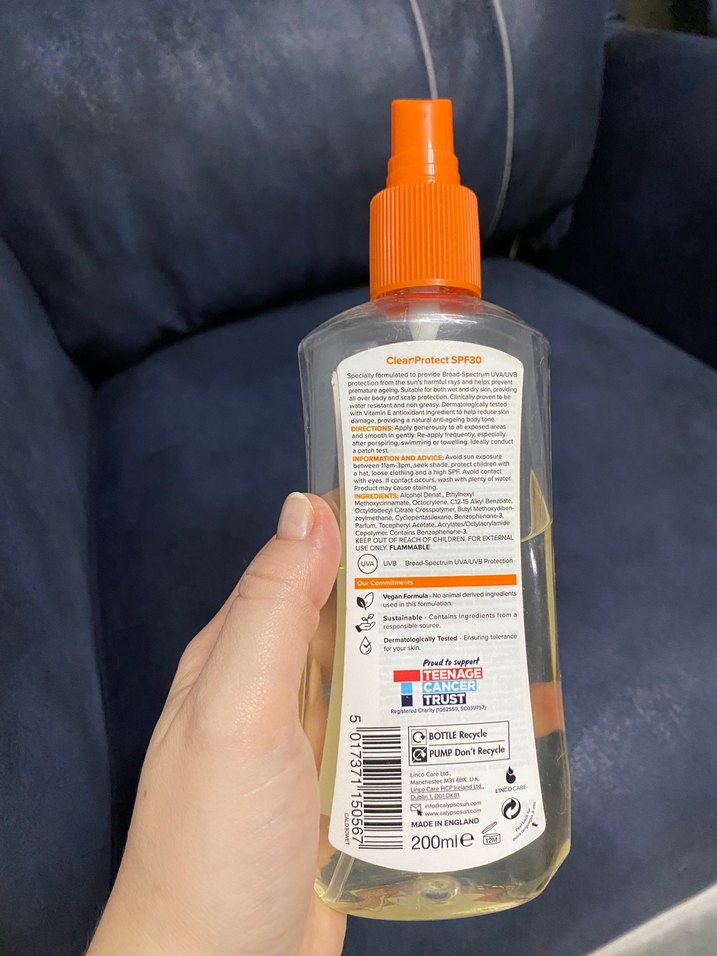 CALYPSO SPF 30 Kuru Yağ Spreyi - Görsel 3