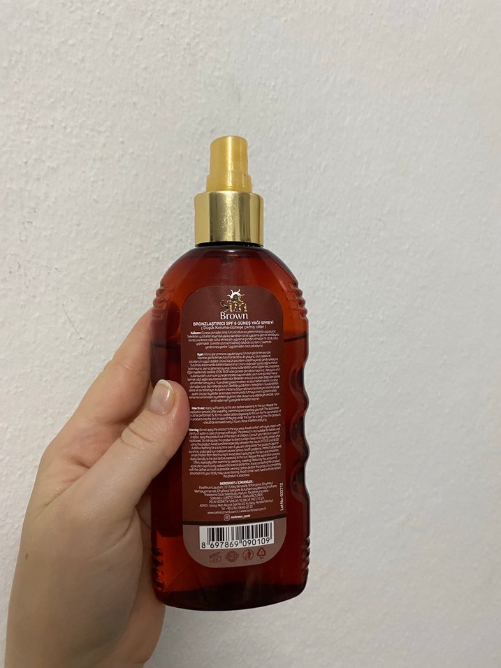 SPF 6 Bronzlaştırıcı Yağ Spreyi 200 ml - Görsel 2