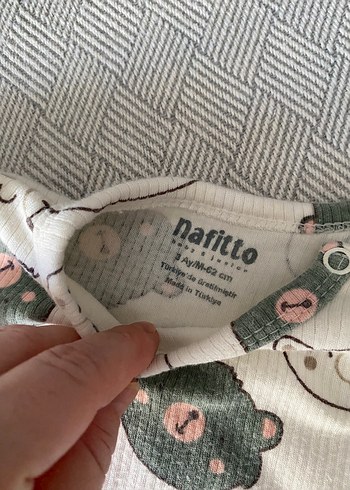 Bebek Kısa Kollu Çıtçıtlı zıbın Body - Görsel 3