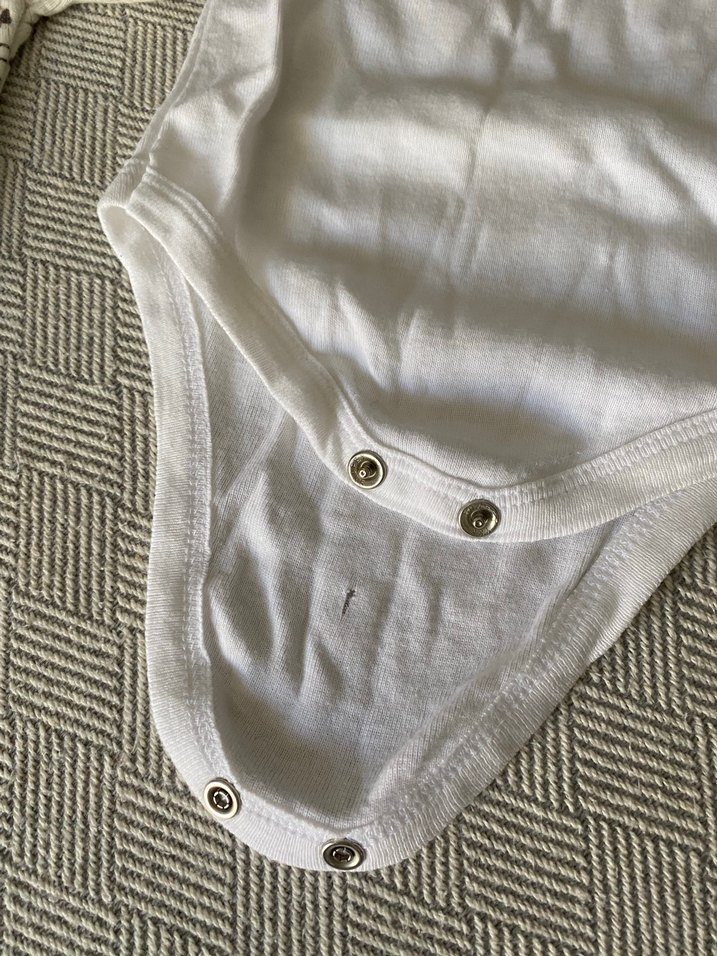 Bebek Kısa Kollu Çıtçıtlı zıbın Body - Görsel 5