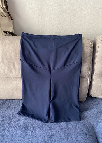 Lacivert Mini Hamile Spor Tayt - Görsel 5