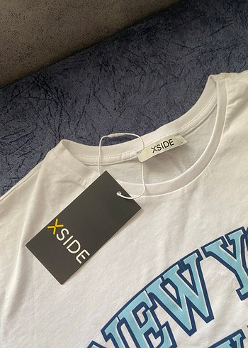 Beyaz Baskılı Tişört - Görsel 3