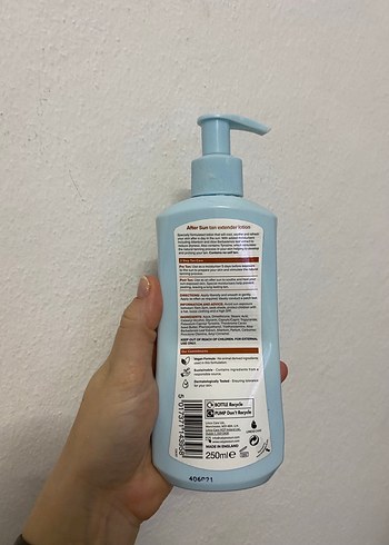 Güneş sonrası  Bronzlaştırıcı Losyon - Görsel 2