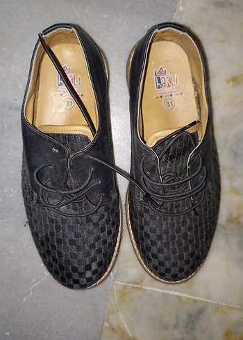 siyah erkek ayakkabı 31 numara - Görsel 5