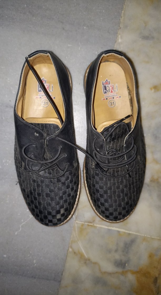 siyah erkek ayakkabı 31 numara - Görsel 5