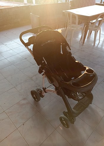 0 - 13 kg Beden siyah Renk Kompakt Katlanabilir Siyah Bebek Arabası