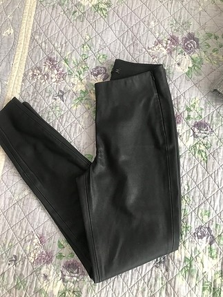 zara deri gorunumlu tayt