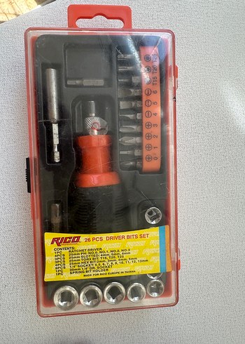 Rico 26 Parça Renkli Tornavida Seti