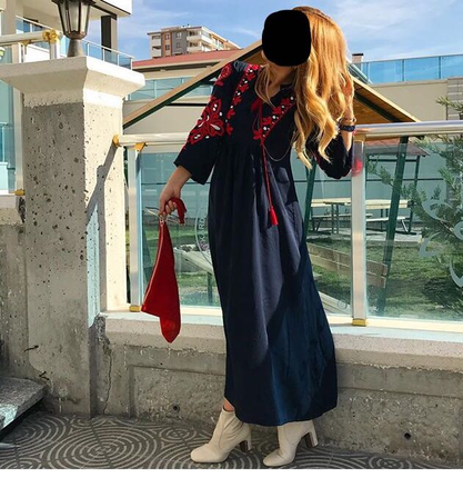 NAKIŞLI ELBİSE