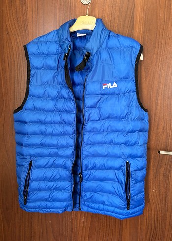 FILA Mavi Kapitone Şişme Yelek