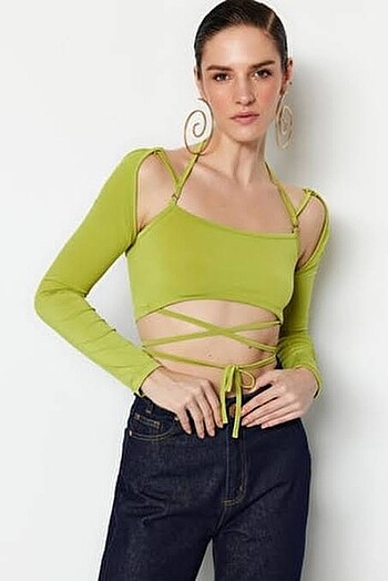 Trendyol & Milla Crop - Bluz