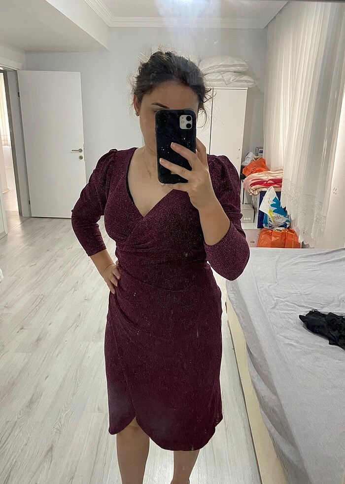 Simli elbise - Görsel 2