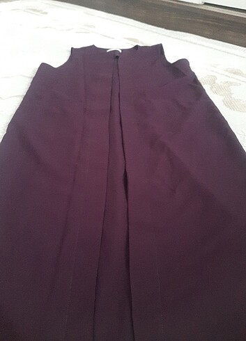m Beden bordo Renk Uzun yelek
