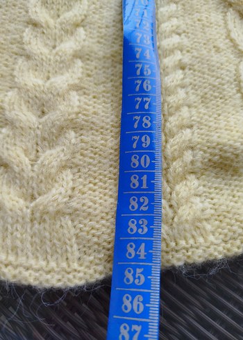 Mango Sarı Örgü Kadın Triko Elbise - Görsel 7