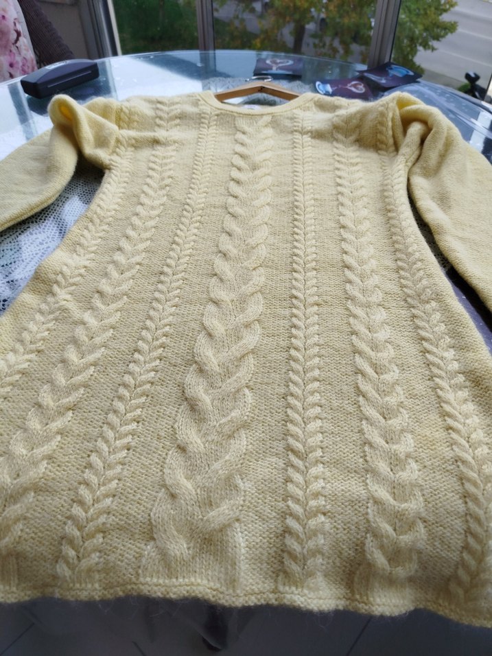 Mango Sarı Örgü Kadın Triko Elbise - Görsel 4