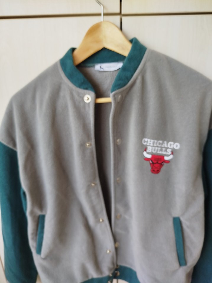 Gri çıtçıtlıSpor Kadın polar mont - Görsel 3