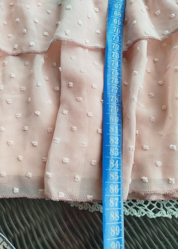 Pembe Fırfırlı mezuniyet Elbisesi - Görsel 4