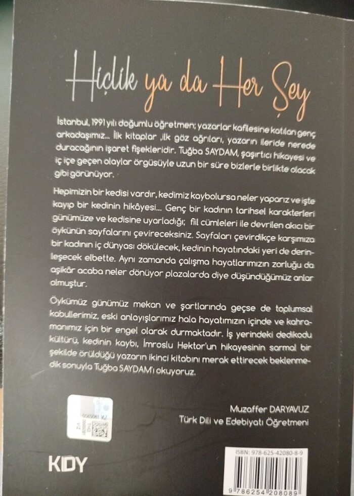 Hiçlik yada herşey, roman - Görsel 2