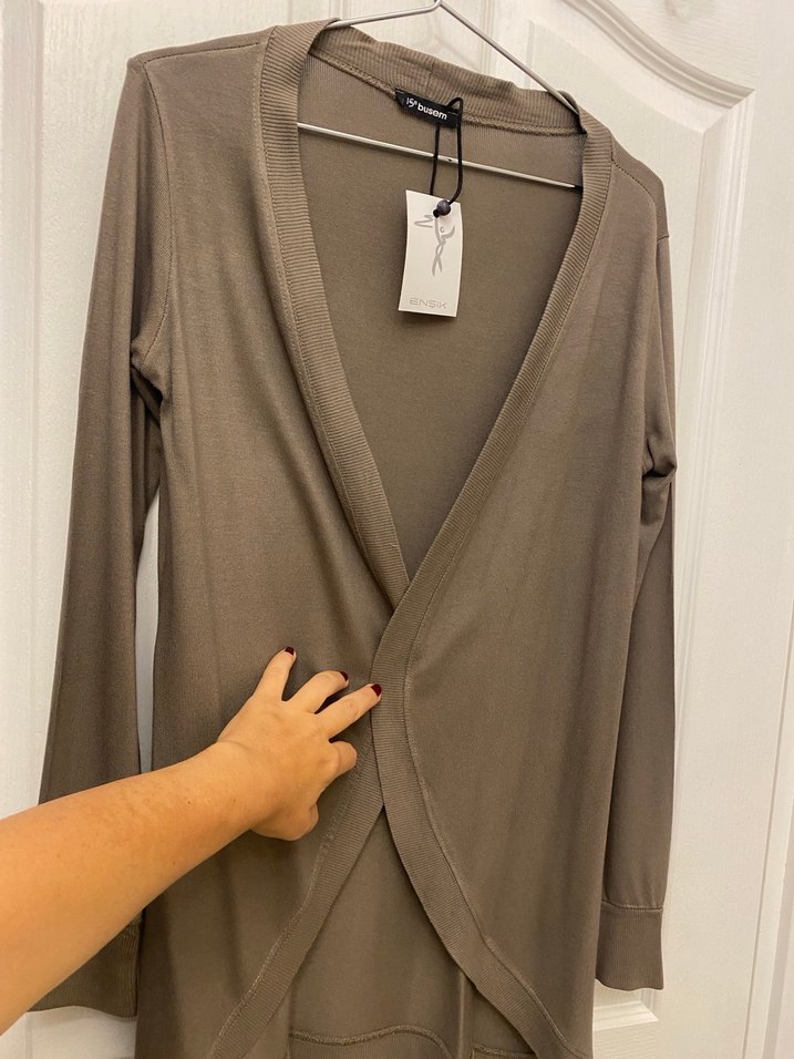 BUSEM MARKA,ETİKETLİ,S-M,TRİKO HIRKA - Görsel 3