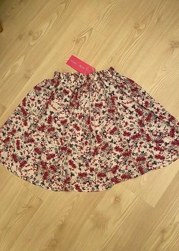 ETİKETLİ,M-L-XL,KLOŞ ÇİÇEKLİ ETEK - Görsel 3